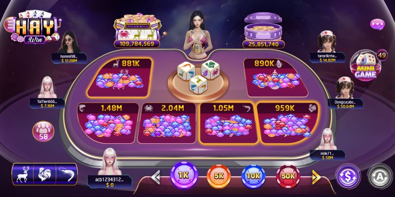 Bầu cua Haywin với giao diện hiện đại, thu hút Bầu cua Haywin với giao diện hiện đại, thu hút