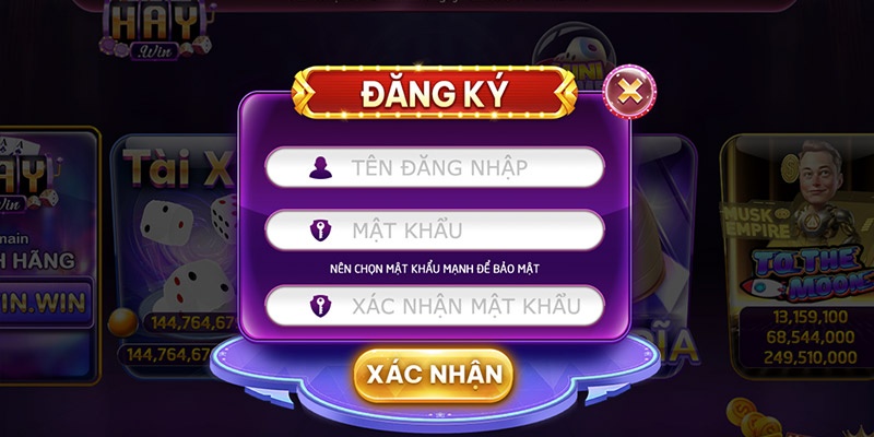 Các bước đăng ký vào Haywin cực nhanh chỉ 30s Các bước đăng ký vào Haywin cực nhanh chỉ 30s